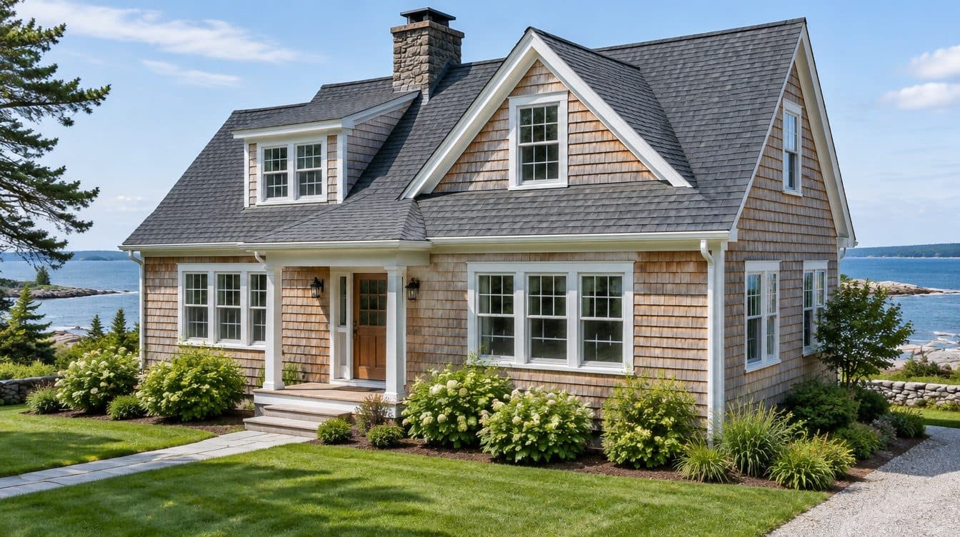 A finished Maine roof