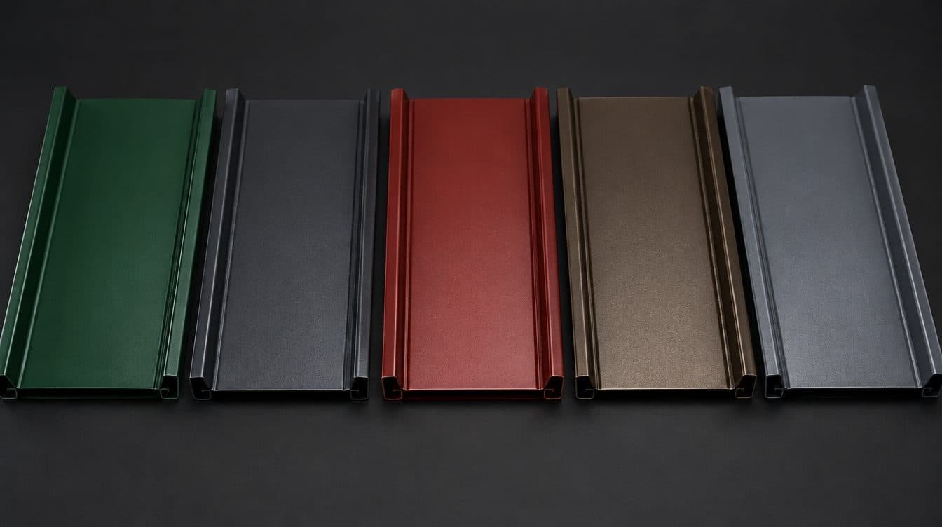 Metal roof color sample