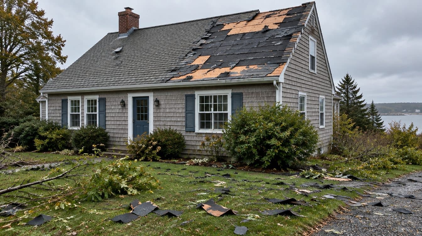 Storm damage repair
